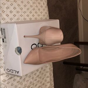 Aldo Stessy Nude/Pink heels.